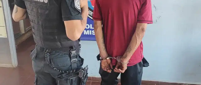 POSADAS: Detuvieron a un hombre que intentó robar cables de energía