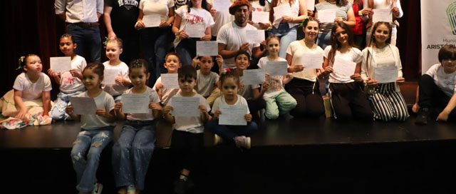 ARISTÓBULO DEL VALLE: Entrega de certificados a participantes de talleres culturales