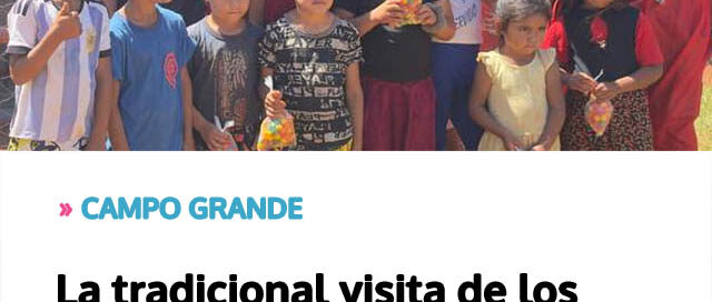 La tradicional visita de los Reyes Magos llevó alegría a distintos barrios