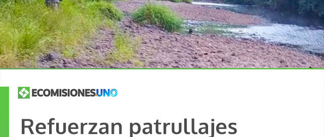 Refuerzan patrullajes preventivos en el Parque Provincial Salto Encantado